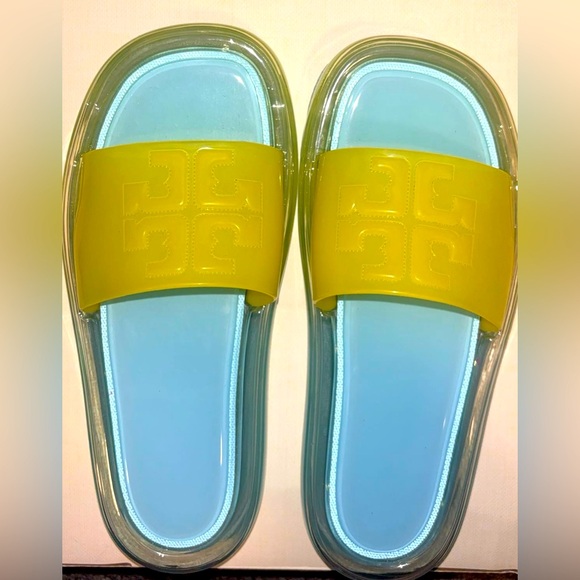 Tory Burch Women’s US Size 5 Bubble Jelly Slides - Picture 1 of 5